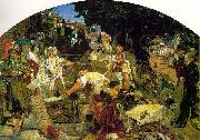 Ford Madox Brown Work painting